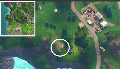 Fortnite, Skeet Shooting Location, Clay Pigeon Location, Flush Factory, Map