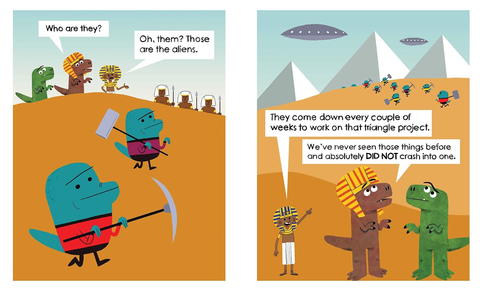 T. Rex Time Machine: Dinos in De-Nile by Jared Chapman