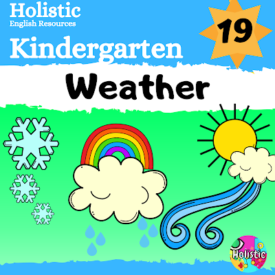 ESL Kindergarten Teaching Resources Weather unit