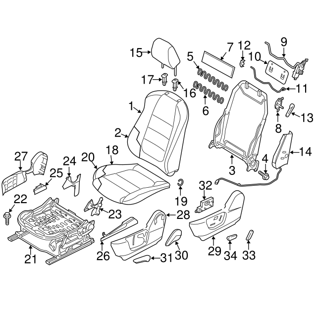Ốp nhựa hông ghế phụ Mazda CX-5| KD48551H102