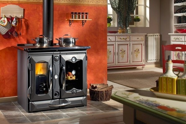 Pellet stoves saves space and quiet