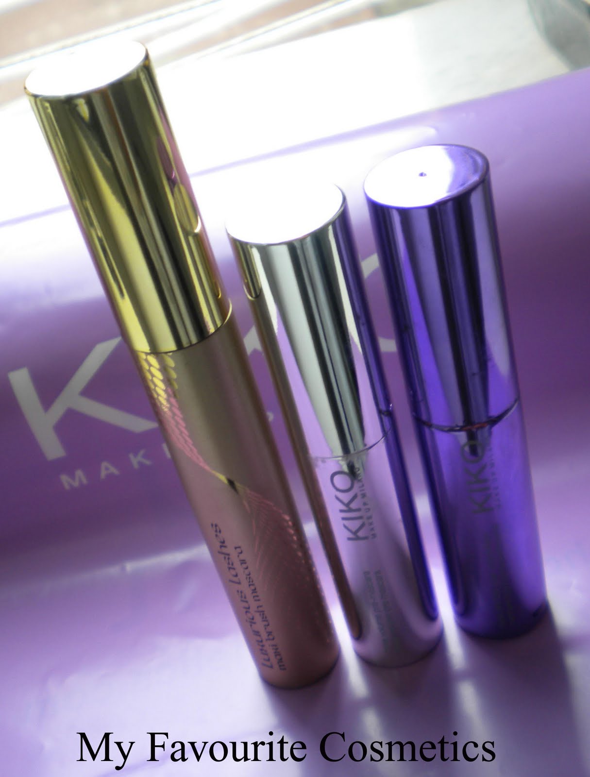 My Favourite Cosmetics KIKO... False Concentrate Building Base Mascara, Luxurious Lashes