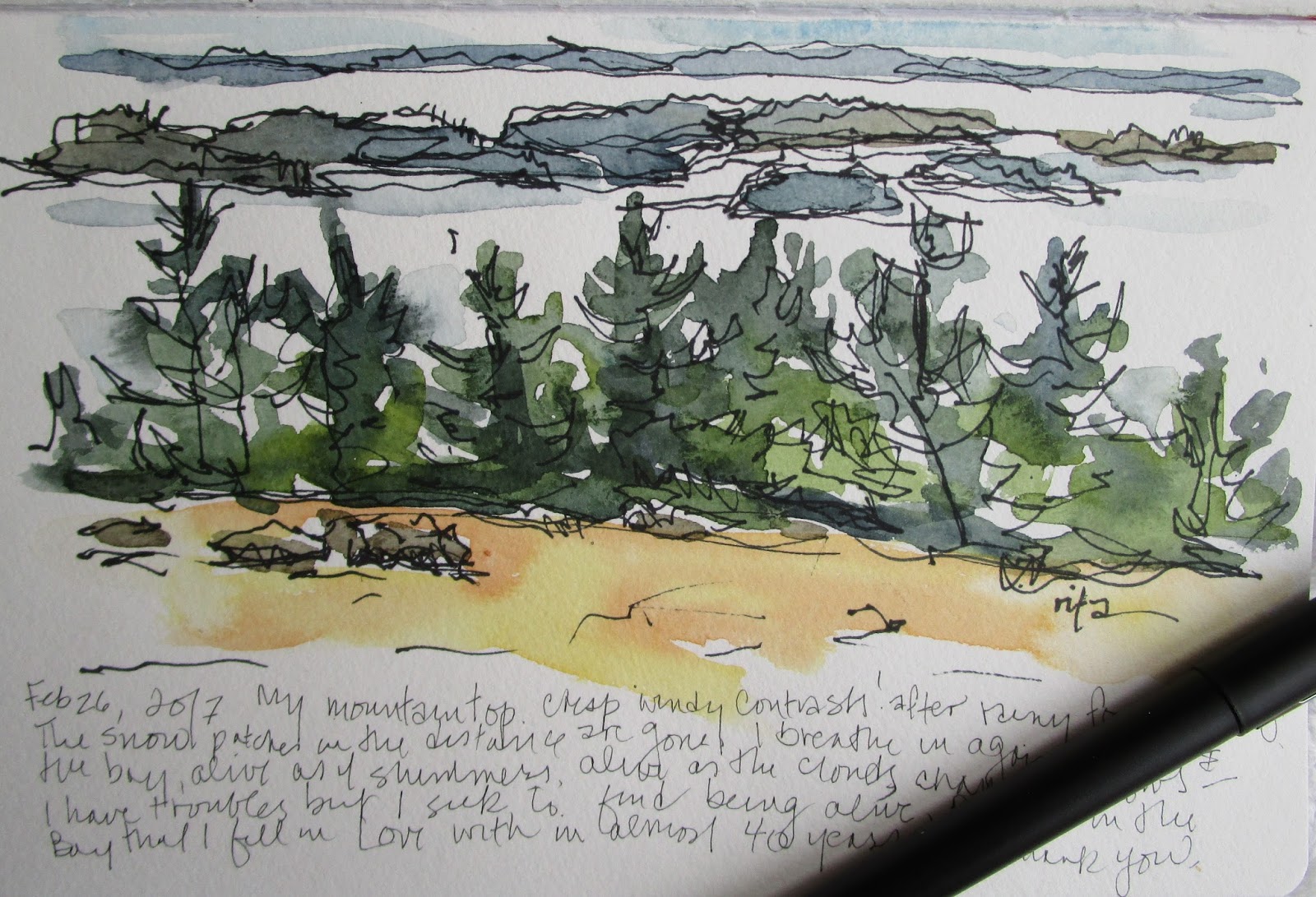 Sketchbook Wandering March 2017