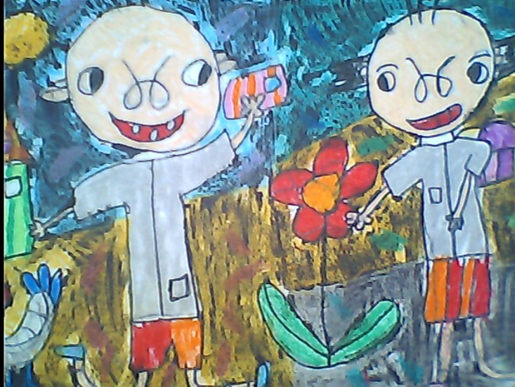 CONTOH SENI LUKIS ANAK  TK