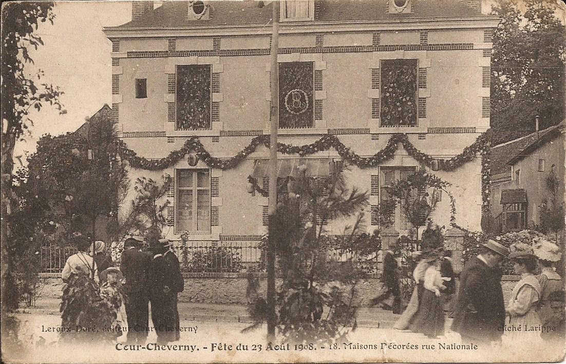 Festivités du 23 août 1908 - Cour-Cheverny