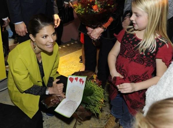 Crown Princess Victoria and Prince Daniel at the the opening of the Alfie Atkins Culture Centre