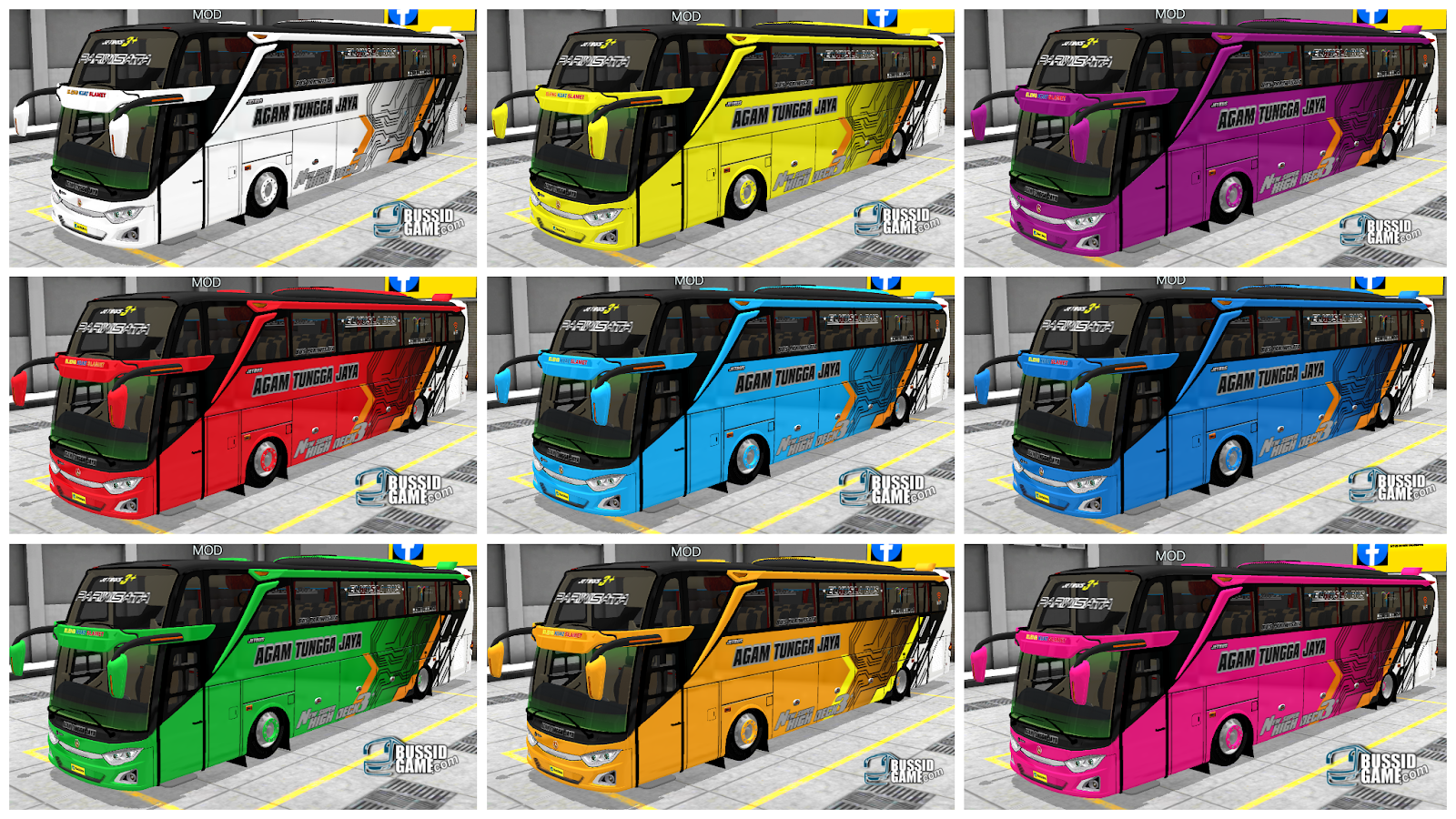 10 Koleksi Livery Agam Tungga Jaya JB3+ MN Cvt By WSP ...