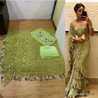 pure georgette sarees