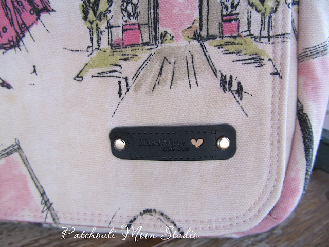Patchouli Moon Studio~Hyacinth Cross Body Bag in Paris Print