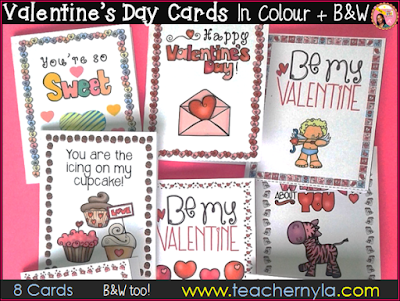 Nyla's Crafty Teaching: Valentine's Day Cards!