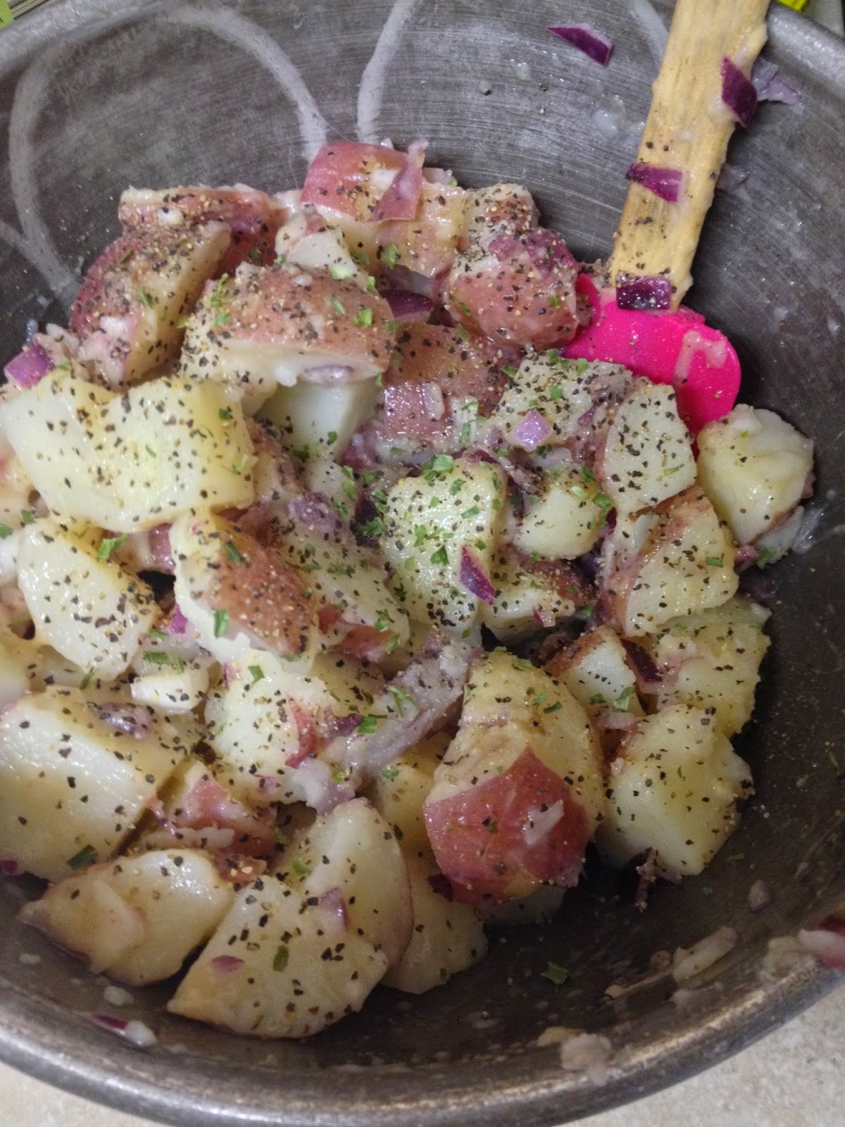 Beer Mustard & Apple Cider Vinegar German Potato Salad