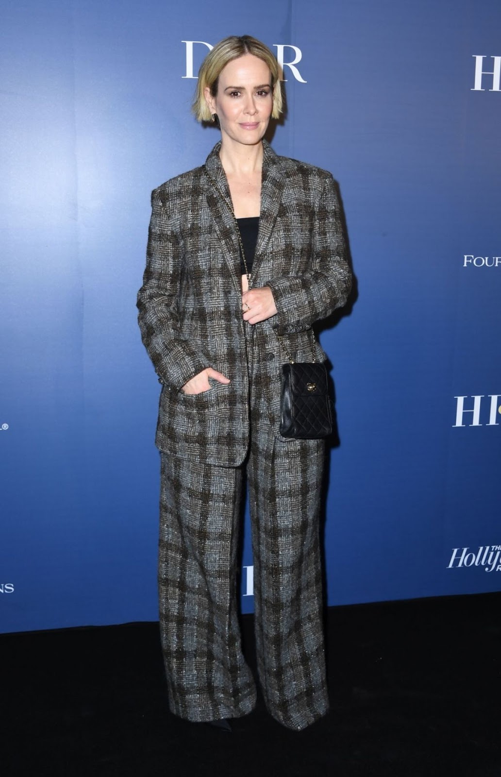Sarah Paulson clicksat HFPA x Hollywood Reporter Party in Toronto 7 Sep