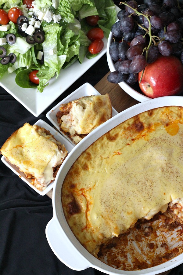 Greek Pastitsio Casserole Grateful Prayer Thankful Heart