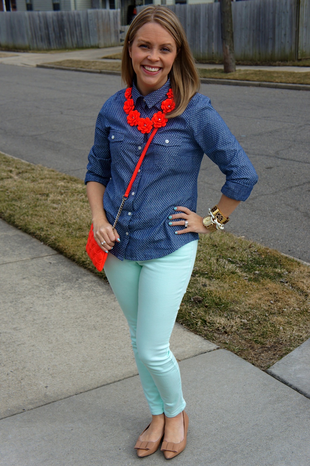 Everyday Fashion and Finance: Polka Dot Chambray and the Beaded Rose ...