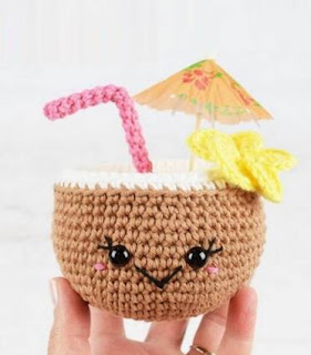 PATRON GRATIS COCONUT AMIGURUMI 47517 🥥