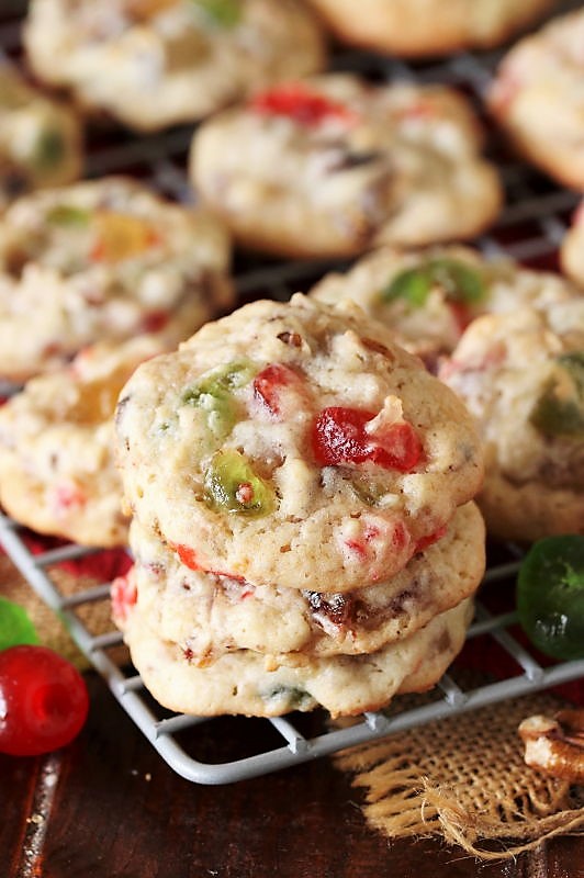 OldFashioned Fruitcake Cookies The Kitchen is My Playground