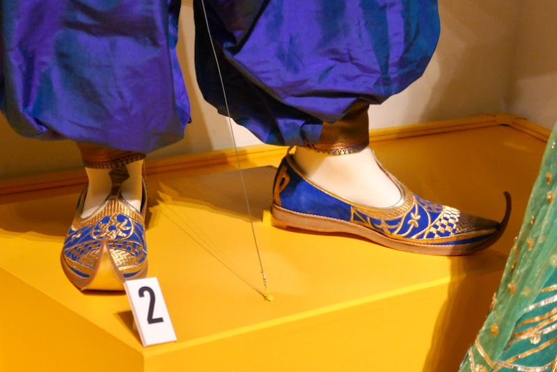 Aladdin Genie costume slippers Aladdin Genie costume slippers