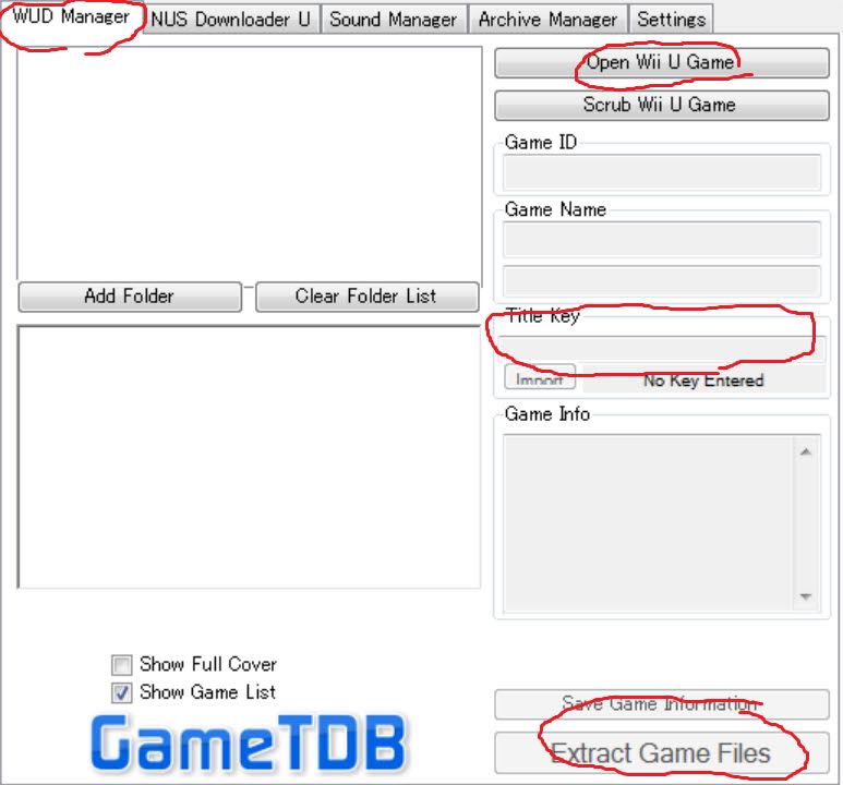WiiU WUDファイルをLoadiine GX2で読み込めるように変換する方法