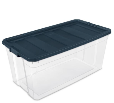 صندوق تخزين كبير واضح