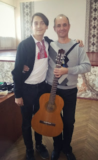 Ігор Якубовський з учнем школи № 95