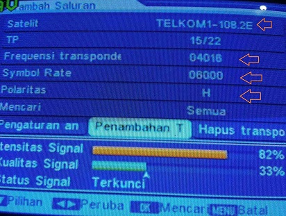 Cara Menambah Siaran TV Untuk Receiver Parabola ~ Cara Menambah Terbaru