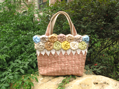 Summer Bag with Flowers. DIY tutorial