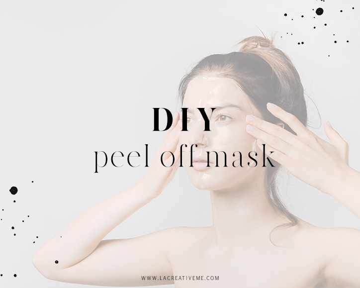 DIY Peel off μάσκα προσώπου