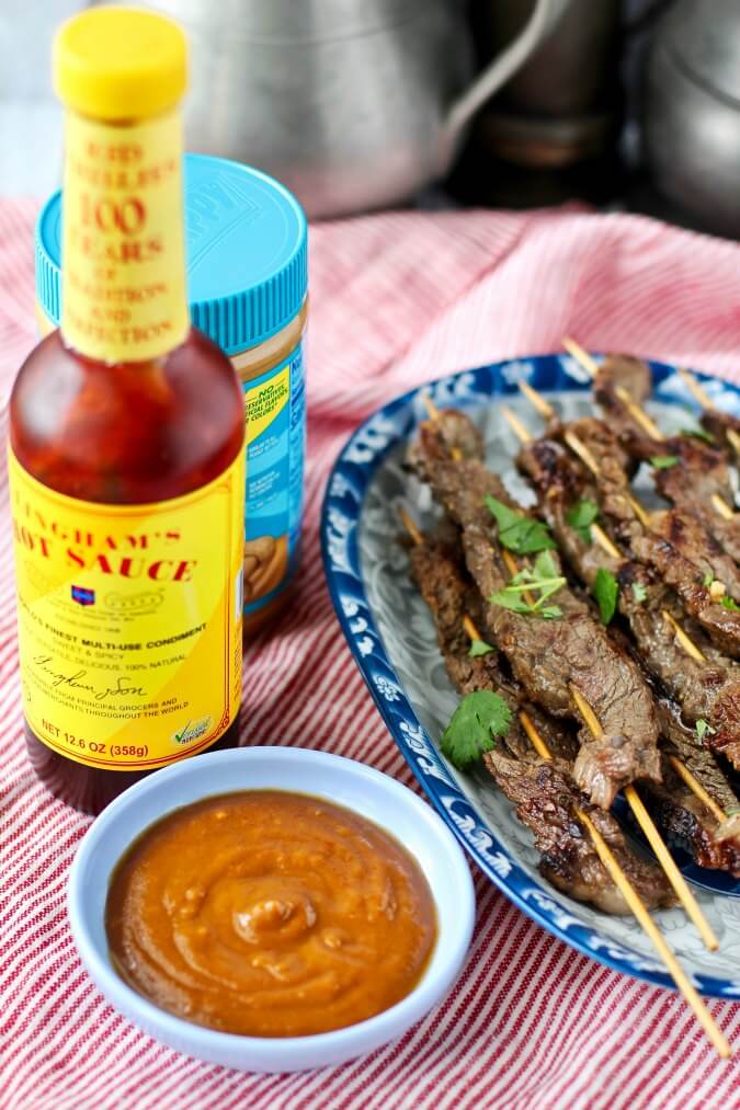 Beef Satay with Peanut Sauce | Karen's Kitchen Stories