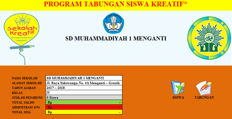Contoh Format Buku Tabungan Qurban Kenangan Sekolah