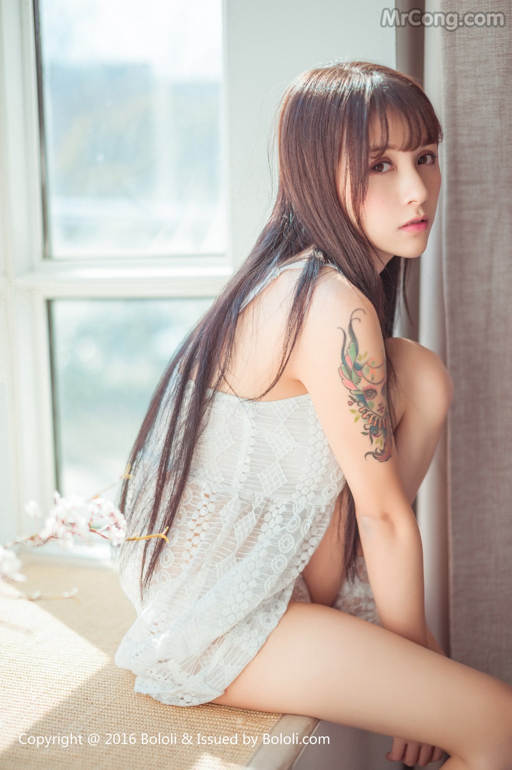 BoLoli 2017-04-01 Vol.040: Model Xia Mei Jiang (夏 美 酱) (88 photos) photo 1-7