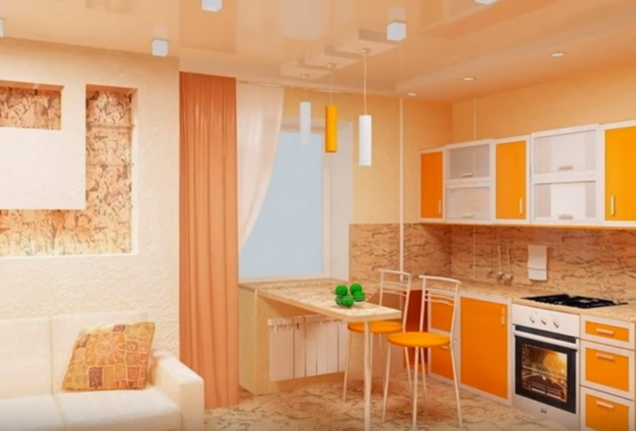 مطابخ مفتوحة على غرفة المعيشة