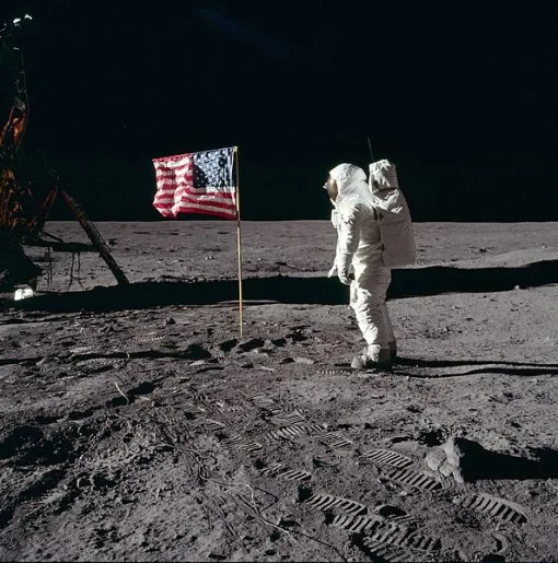 Man's second landing on the moon.