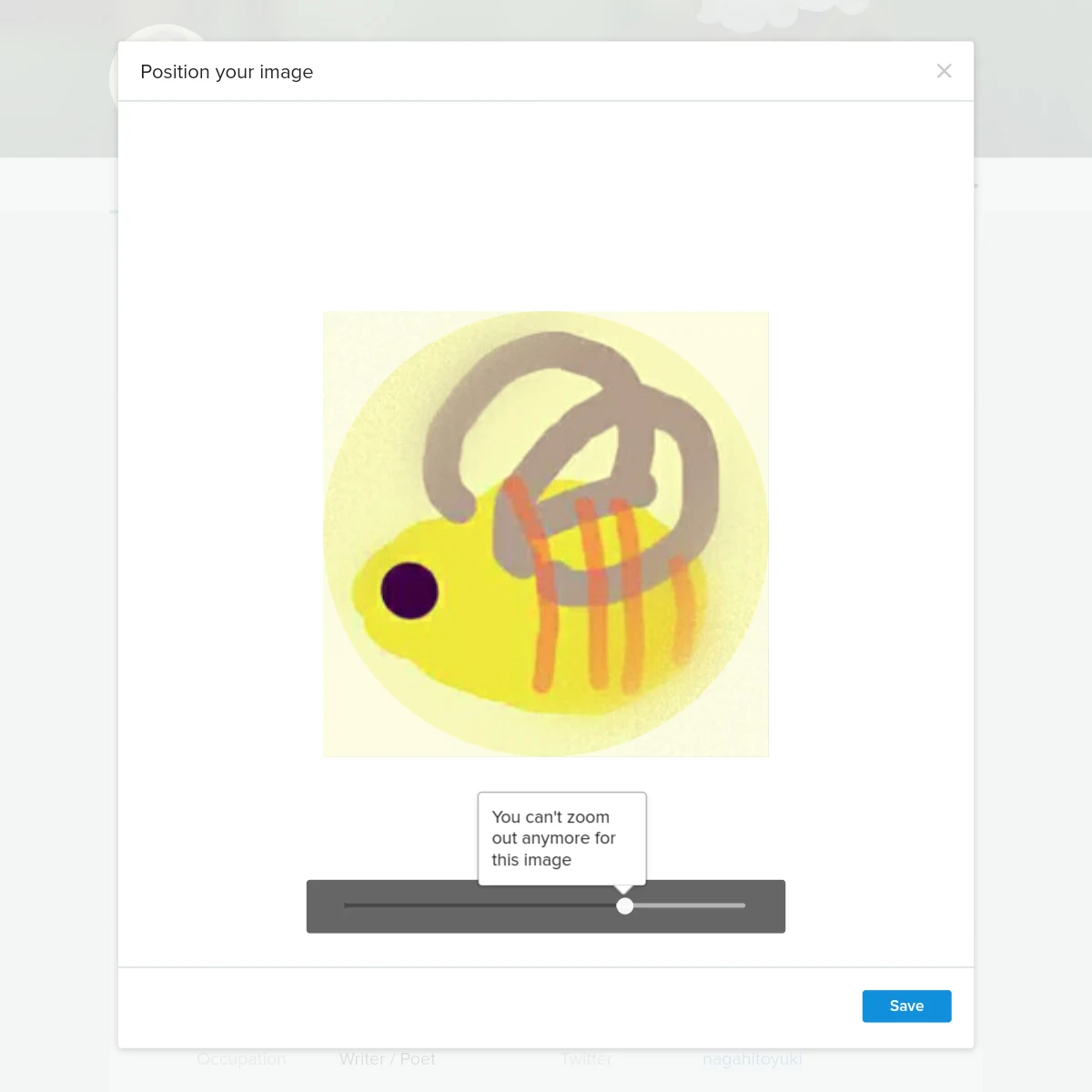 Flickrのアイコンの切り抜き
