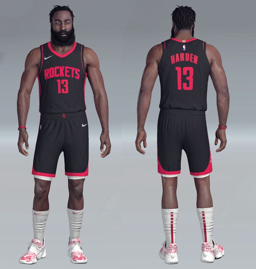How to Make the 18-19 Houston rockets Earned Jersey in Nba2k21 