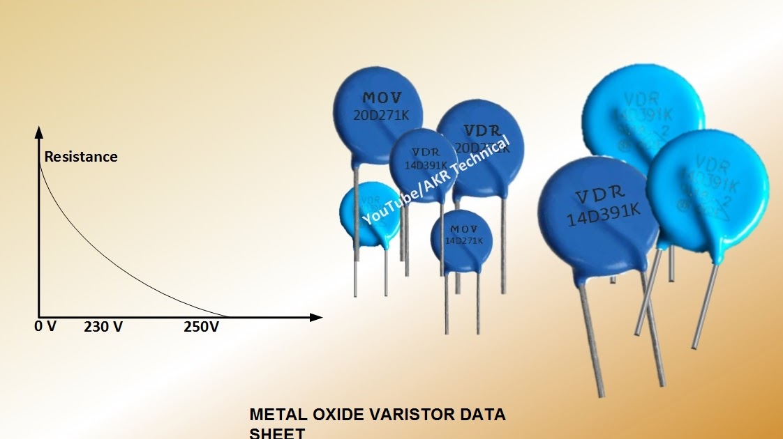 Metal oxide varistors (MOV) vs VDR Ratings