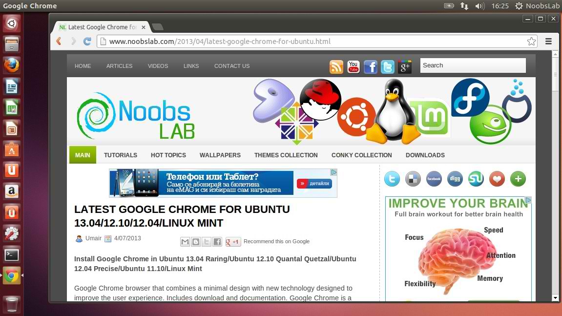 download chrome ubuntu