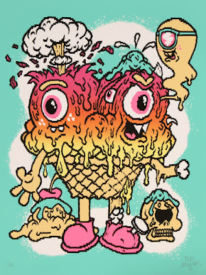 How To Be A Melty Misfit Screen Print by Buff Monster