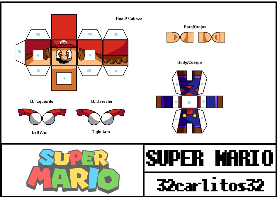 Epic Super Mario Bros Papercraft Model With Images Su vrogue.co