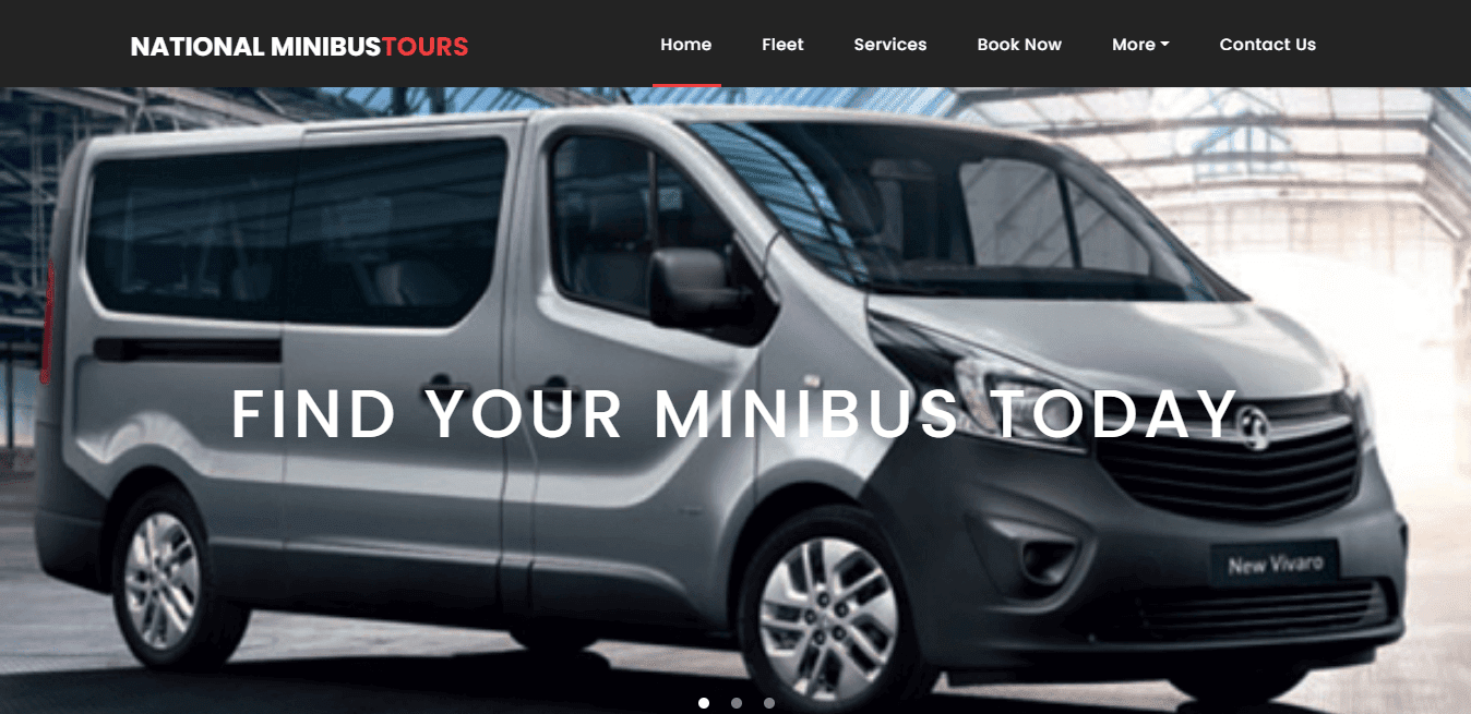 National Mini Bus Tours (HTML) | Muhammad Kamran Portfolio