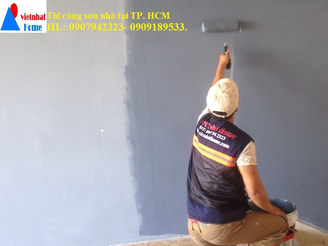 Dịch vụ sơn nhà tại TP. HCM uy tín- chuyên nghiệp.