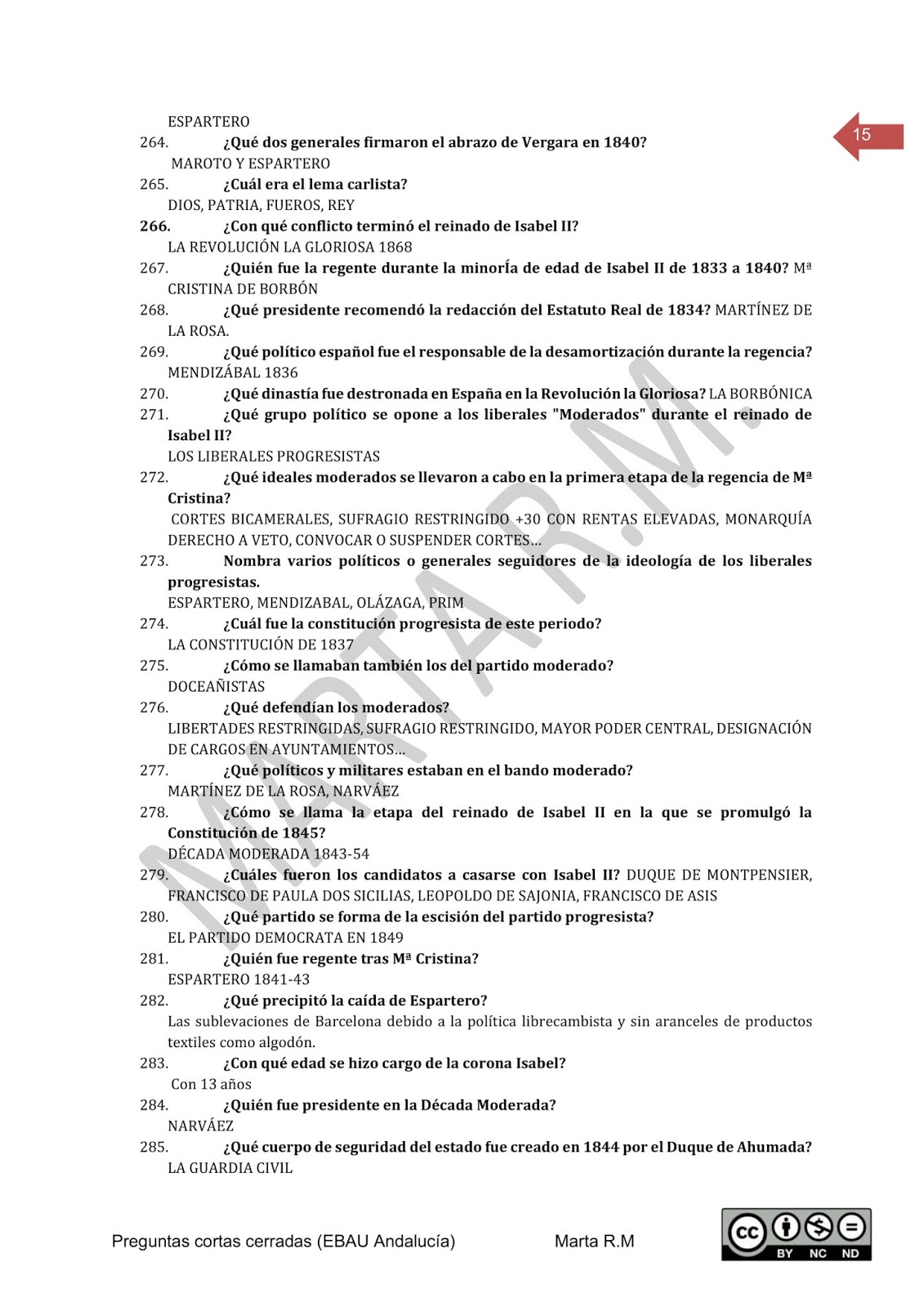 Preguntas Cortas Historia De España Selectividad Andalucia Historia de España fácil: PREGUNTAS CERRADAS A EBAU ANDALUCÍA