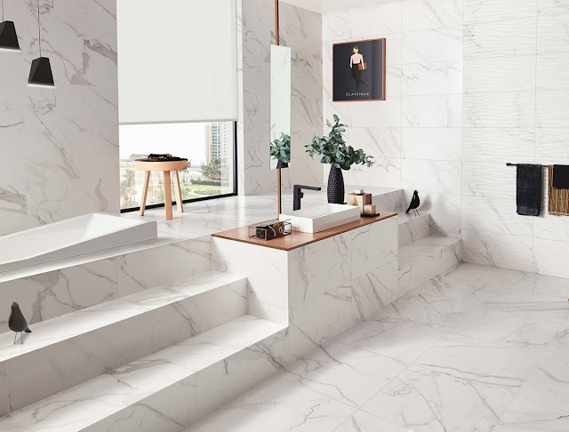 Attractive Look of Calacatta marble splashback