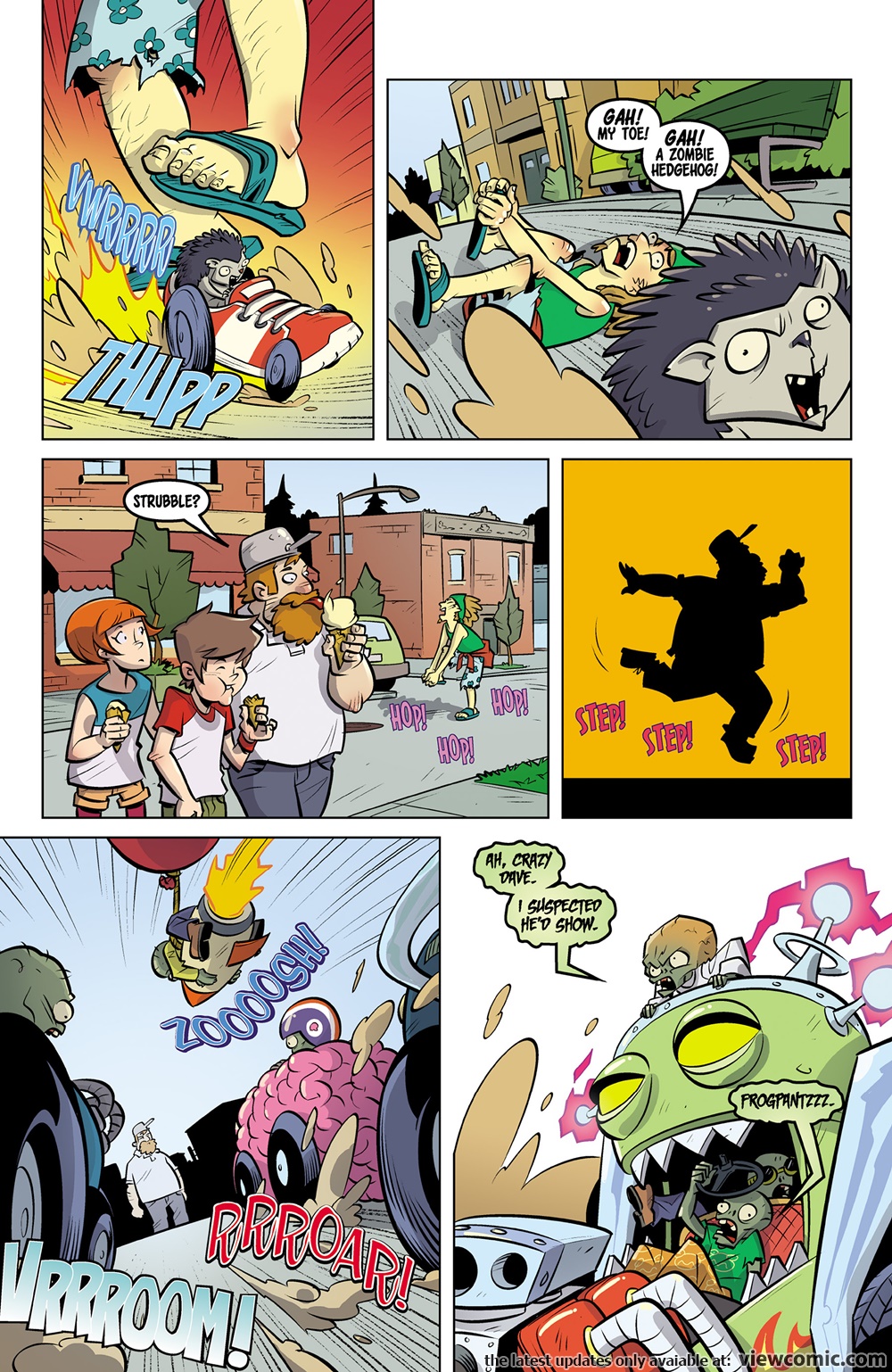 Plants Vs Zombies Petal To The Metal 01 2015 Read All Comics