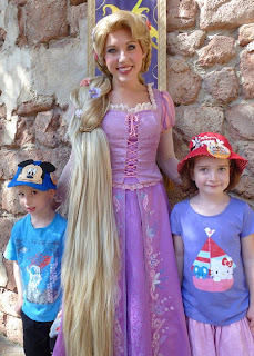 example of narrtive story in Rapunzel with long hair