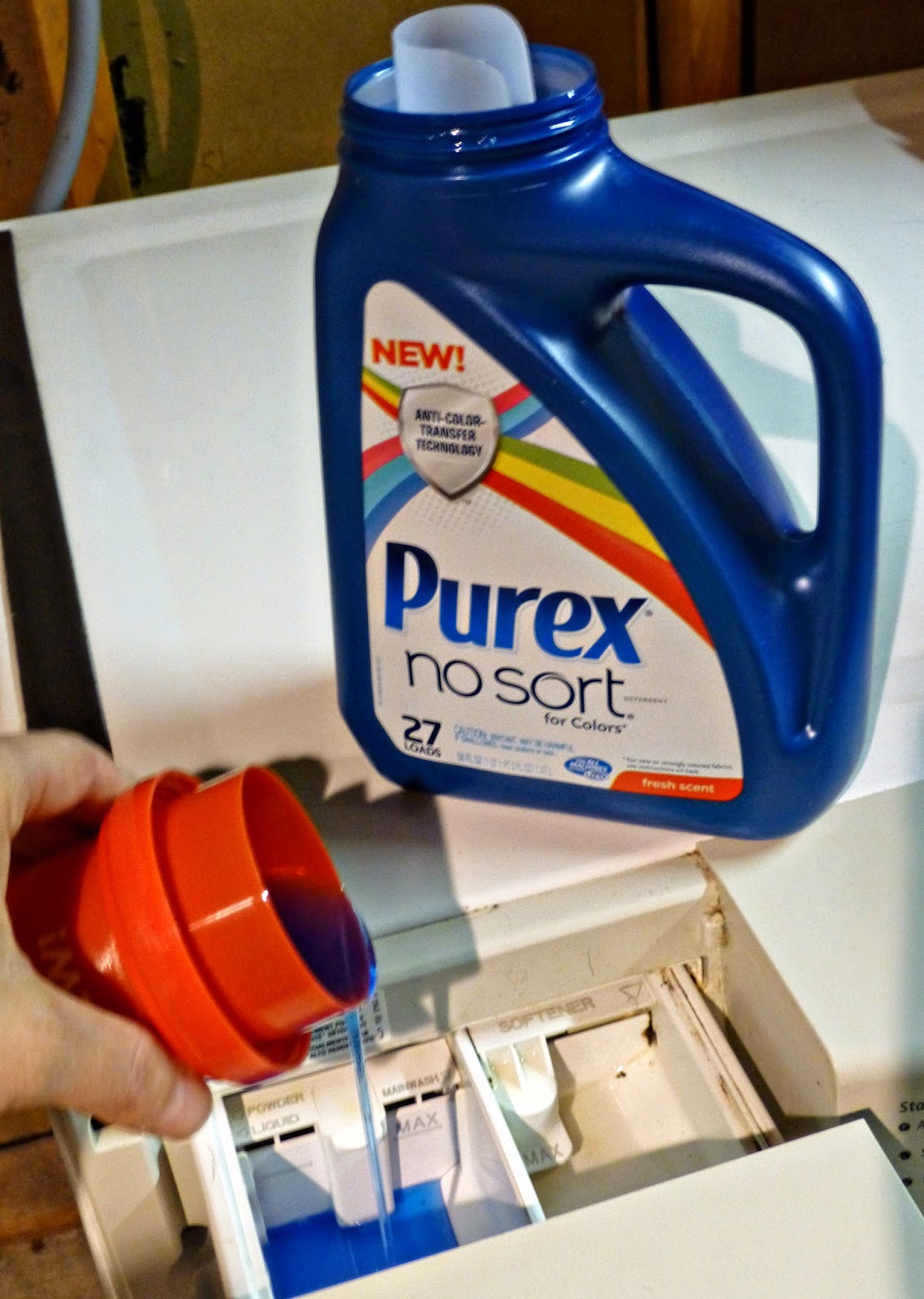 Theresa's Mixed Nuts Simplify Laundry Chores With New Purex No Sort