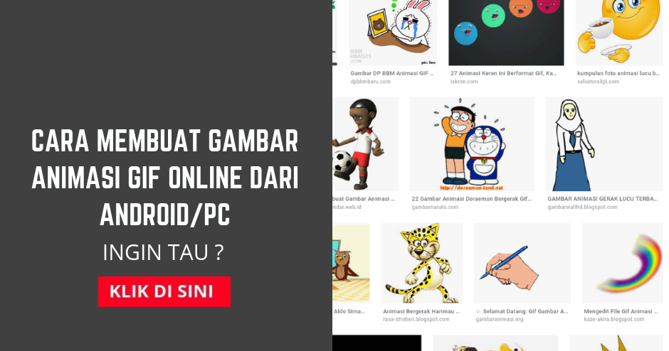 Cara Membuat Gambar Animasi Gif Online dari android/Pc - Blogger Indonesia