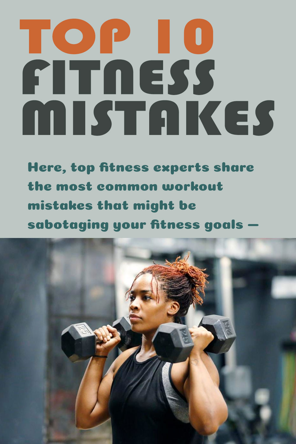 top 10 fitness mistakes