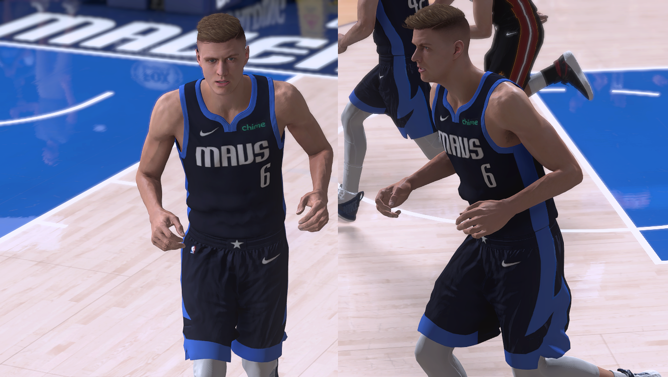NBA 2K21 Dallas Mavericks 2021 Earned Jersey by mvL0925