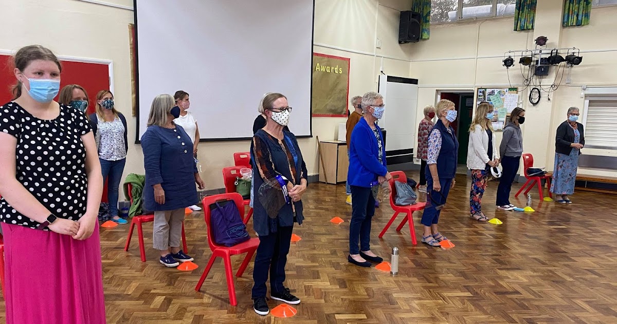 From the front of the choir Singing with masks advice for singers