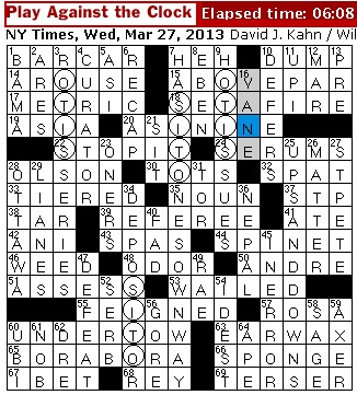 Rex Parker Does the NYT Crossword Puzzle: Pontiac #39 s tribe / WED 3 27 13 Rex Parker Does the NYT Crossword Puzzle: Pontiac #39 s tribe / WED 3 27 13